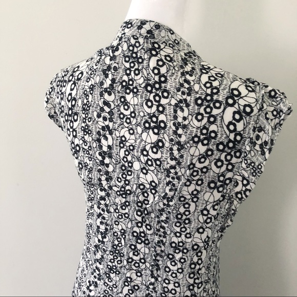 Poupette St Barth Heni Mini Dress Black and White Floral Size XS - Picture 7 of 9